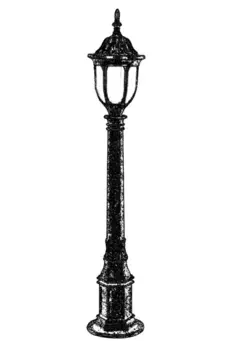 Торшер Opviq, коричневый