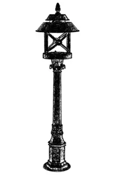 Торшер Opviq, коричневый