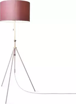 Торшер Paco Home "Naomi uni Color", лампа E27 | без лампочки, регулировка высоты в гостиной от 121,5 до 176,5 см, велюровый переключатель Рост: 176,5 см, белый