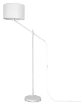 Торшер Paco Home "ТОМ", 1 лампочка, лампочка E27 | без лампочек, с совместимыми диммерами и лампочками 38 см, Рост: 162,2 см, бело-бежевый