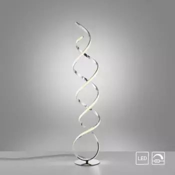 Торшер Paul Neuhaus "KIRIBI", 1 лампочка, источник света Светодиодная панель | Светодиод прочно интегрирован 25 см, Высота: 140 см, цвет chrom