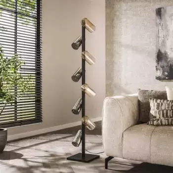 Торшер Present Time, черный