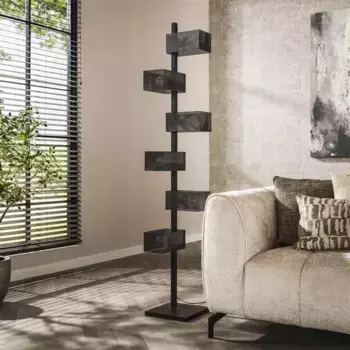 Торшер Present Time, черный