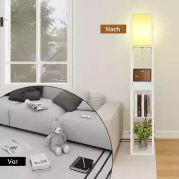 Торшер Puluomis, белый