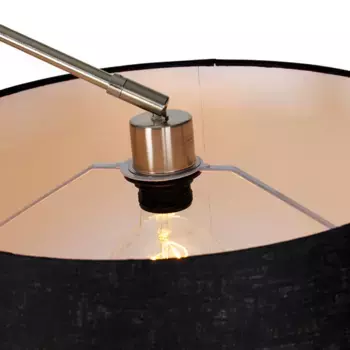 Торшер QAZQA, черный