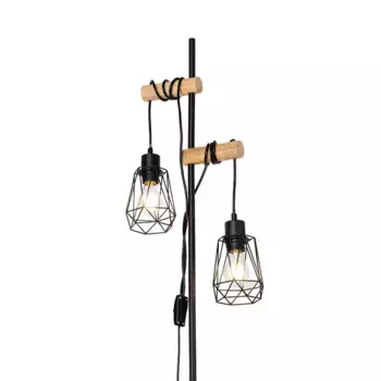 Торшер QAZQA, черный