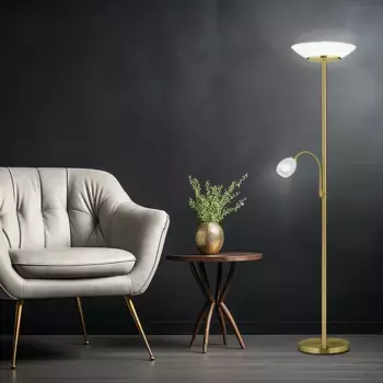 Торшер RL, золотой