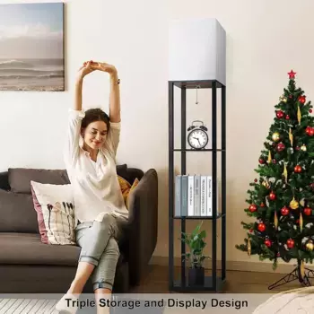 Торшер Rosikey, черный