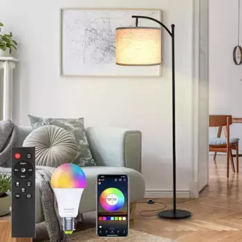 Торшер Rosikey, черный