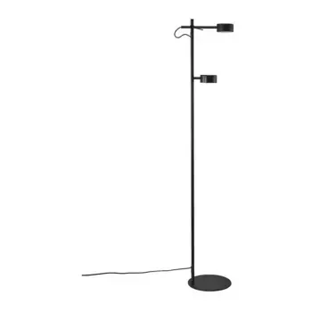 Торшер с 2 встроенными светодиодами Clyde Nordlux, черный