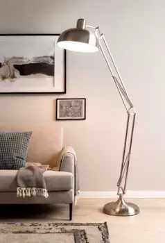 Торшер SalesFever, серебряный