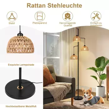 Торшер SERBASIC, черный