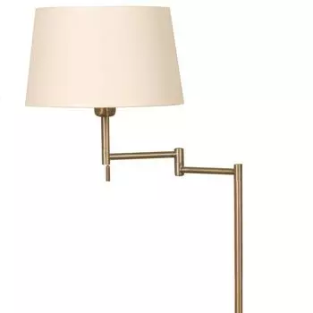 Торшер Steinhauer Bella 1-лампочка бронза матовый/белый 45x45см, коричневый