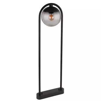 Торшер, стеклянный шар, черный, дымчатый, IP44, H 100 см Globo Lighting