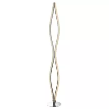 Торшер светодиодный, изогнутый, алюминий, высота 146,5 см. etc-shop, серебро