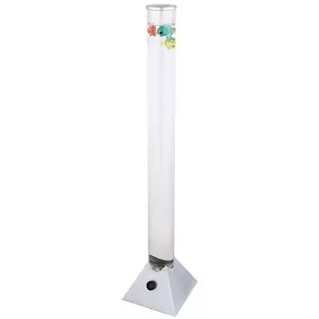 Торшер светодиодный, водяная колонна, изменение цвета RGB, серебристый, H 90 см Globo Lighting