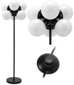 Торшер Toollight App905-6F Loft Ball 6-источник света E27 40X127,5Cm Toolight, черный