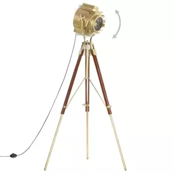 Торшер Vidaxl, коричневый