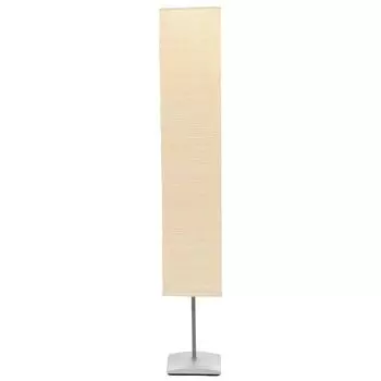 Торшер vidaXL на стальной подставке 135 см бежевый
