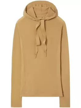 Tory Burch худи с кулиской, желтый