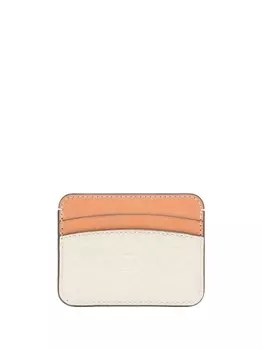 Tory Burch картхолдер с монограммой T, коричневый