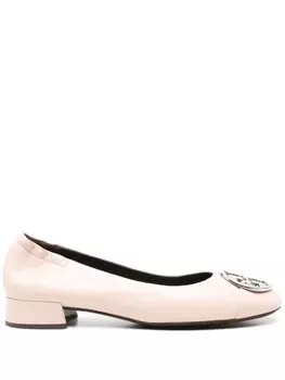Tory Burch клэр кожаные балетки, розовый
