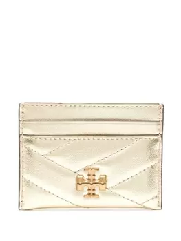 Tory Burch кошелек Kira с эффектом металлик, золотистый