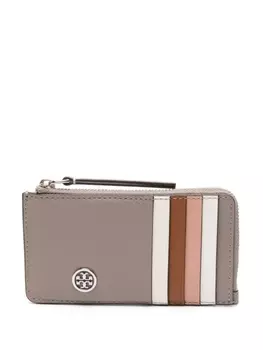 Tory Burch кошелек с логотипом, серый