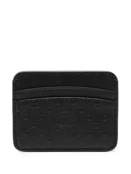Tory Burch кошелек с монограммой, черный