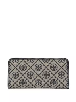 Tory Burch кошелек с монограммой, нейтральный цвет