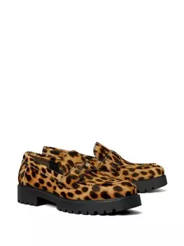 Tory Burch лоферы на массивной подошве, серый