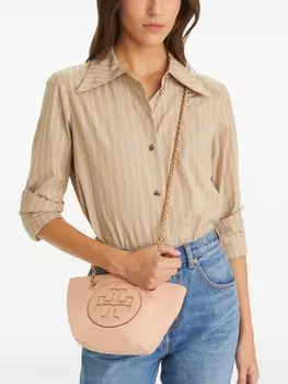 Tory Burch маленькая сумка-через-боди Ella chain, нейтральный цвет