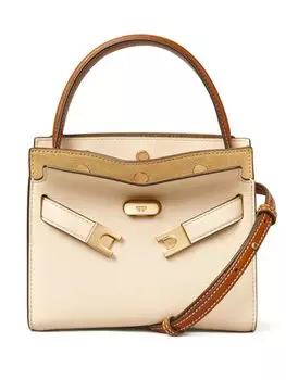 Tory Burch маленькая сумка через плечо Lee Radziwill, нейтральный цвет