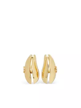 Tory Burch маленькие серьги Wave, золотой