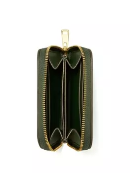 Tory Burch маленький кошелек на молнии Ella Bio, зеленый