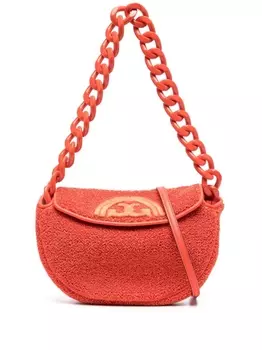 Tory Burch мини-сумка на плечо Fleming Soft, оранжевый