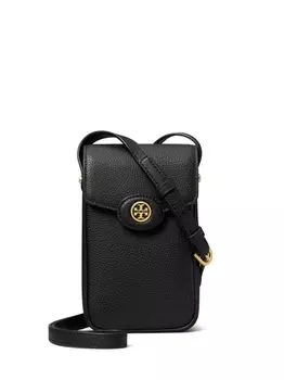 Tory Burch мини-сумка Robinson с логотипом, черный