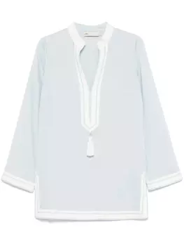 Tory Burch платье мини Tory, синий