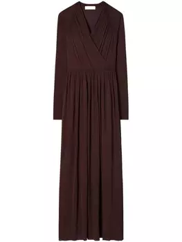 Tory Burch платье с запахом, коричневый
