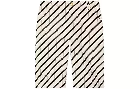 TORY BURCH Повседневные шорты женские, синие, белые