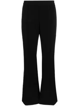 Tory Burch расклешенные брюки в полоску, черный