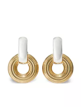 Tory Burch серьги Doornocker, серебристый