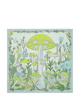 Tory Burch шарф Mushroom, серый