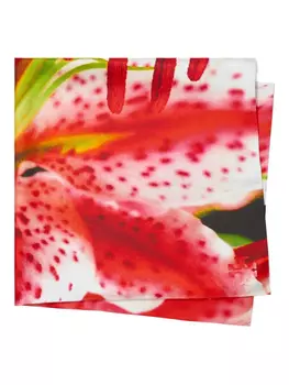 Tory Burch шелковый платок Lily, розовый