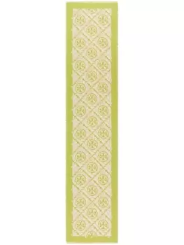 Tory Burch шелковый платок с монограммой Double-T, серый