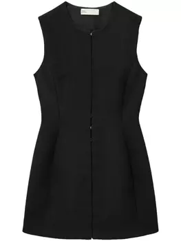 Tory Burch шерстяная туника с круглым вырезом, черный