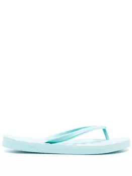 Tory Burch шлепанцы с логотипом, синий