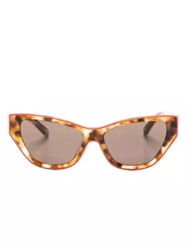 Tory Burch солнцезащитные очки в оправе 'кошачий глаз', коричневый