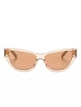 Tory Burch солнцезащитные очки в оправе 'кошачий глаз', коричневый