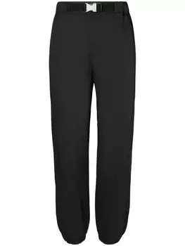 Tory Burch спортивные брюки с поясом, черный